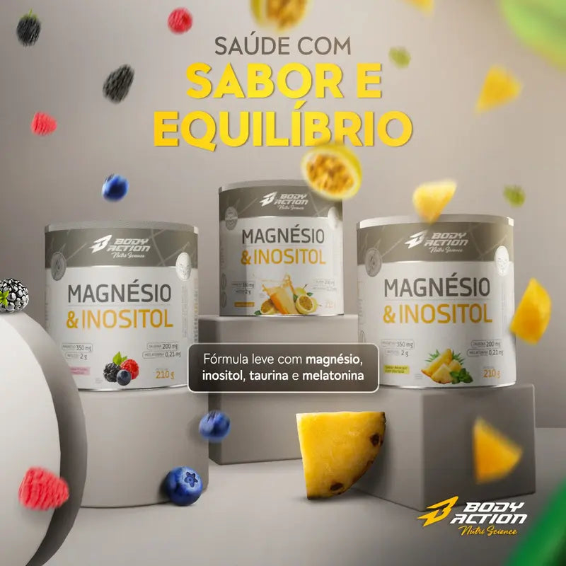 Magnésio e Inositol 210g