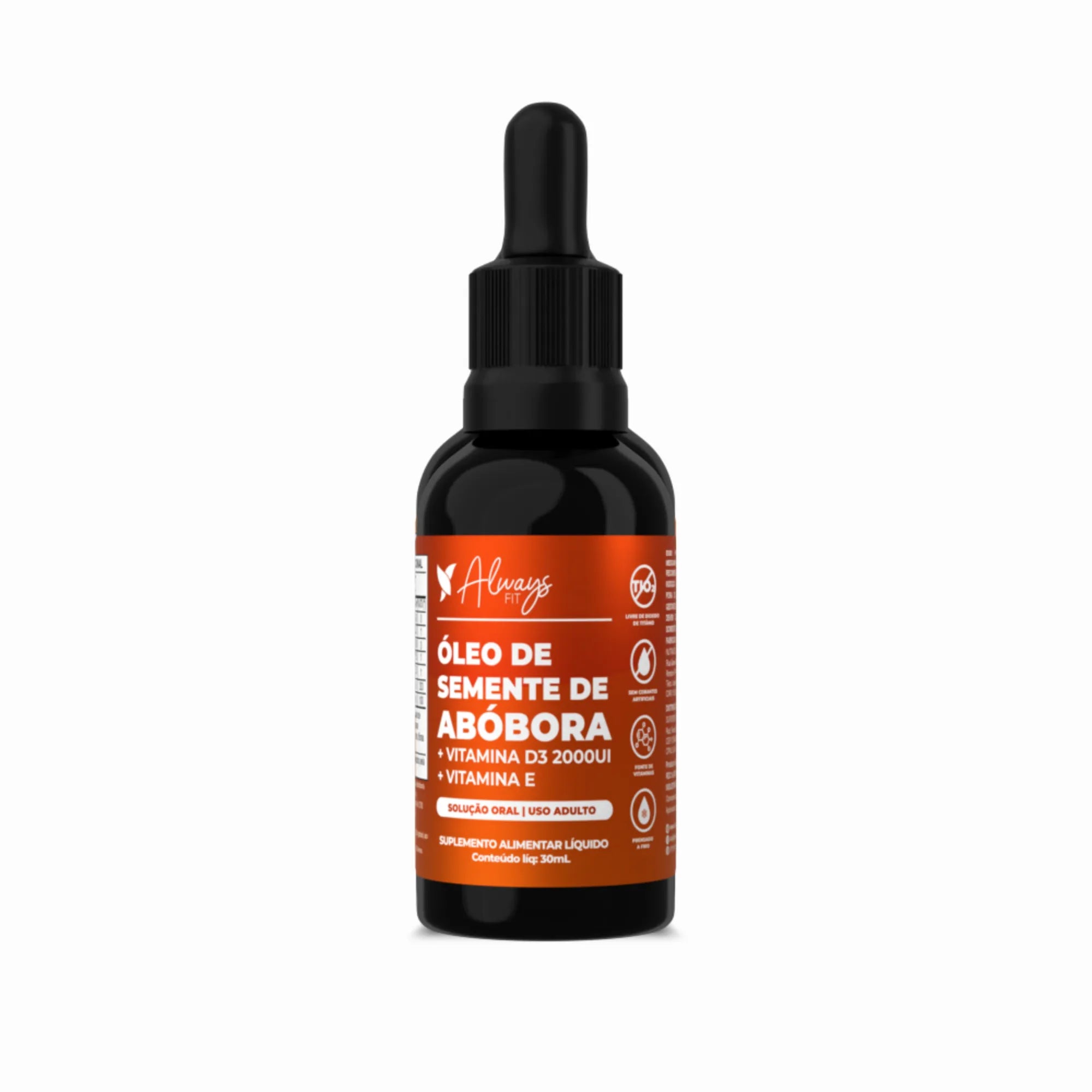 Óleo de Semente de Abóbora Gotas com Vitamina D3 e Vitamina E