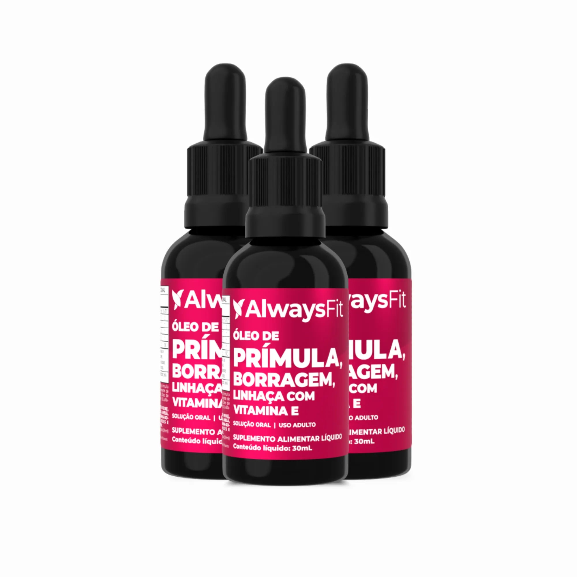 FemmeCalm - Óleos de Prímula, Borragem, Linhaça e Vitamina E