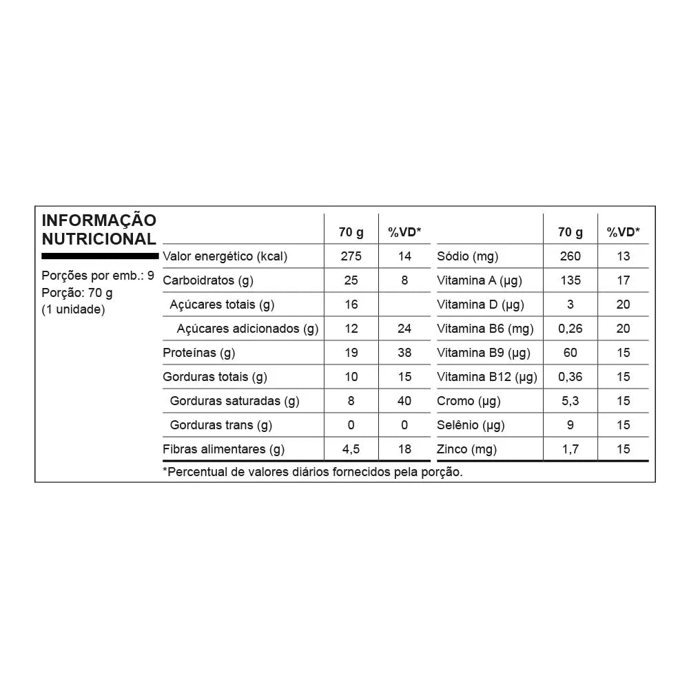 Nutrata - Protobar Sabor Brownie de Chocolate com Dulce de Leche Havanna 70g